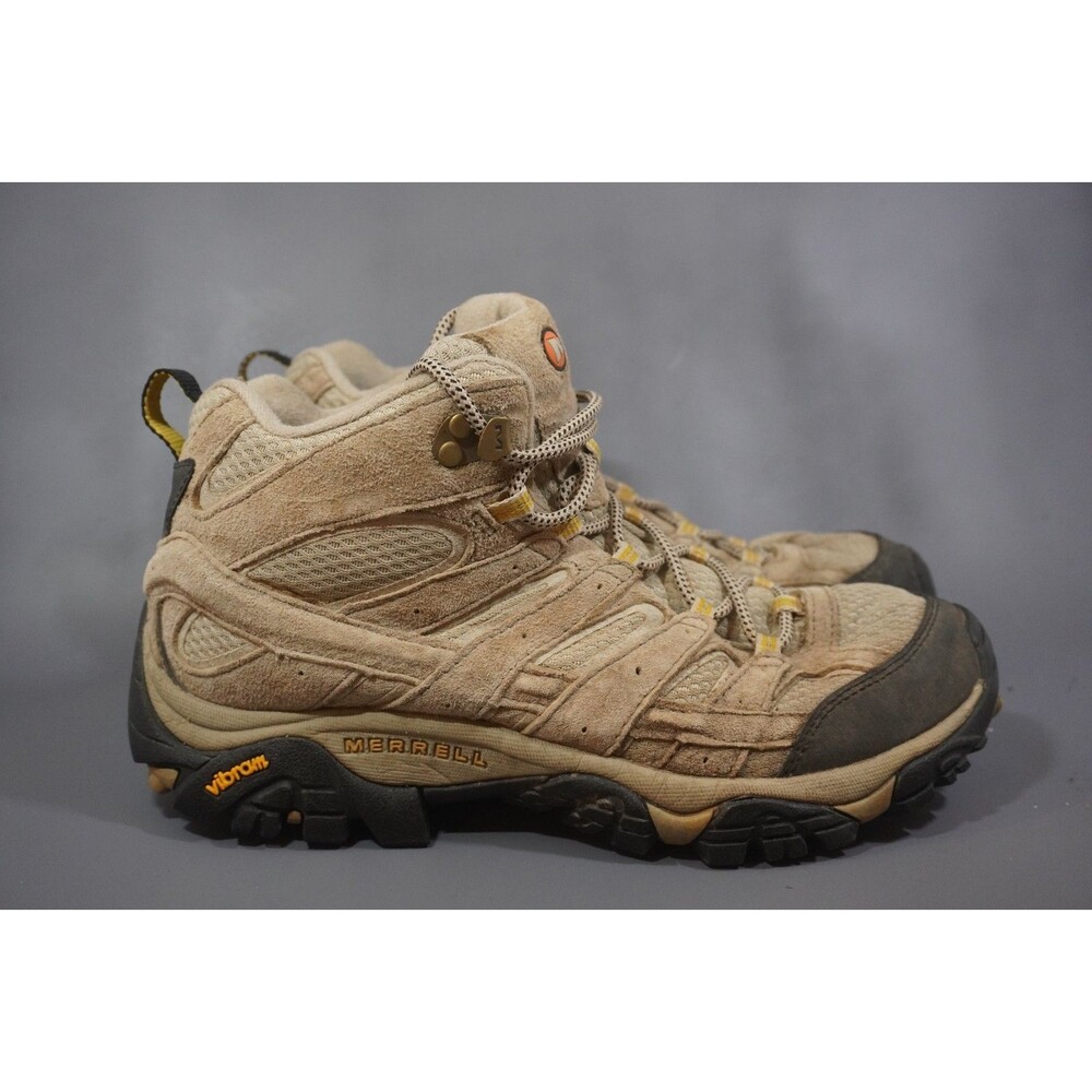 Merrell Moab 2 Vent Mid Women's Size 9 Taupe Outdoor Trail Hiking Boots J06048